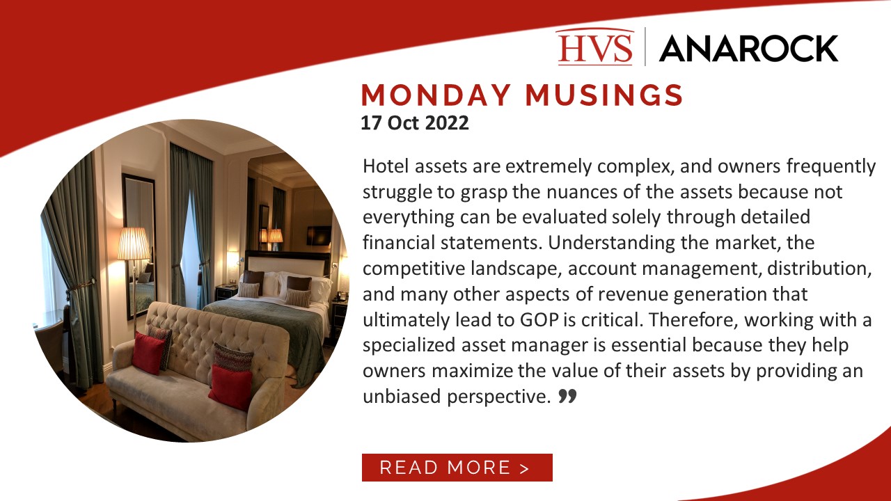 HVS Monday Musings: Hotel Asset Management is Essential for an Unbiased Perspective