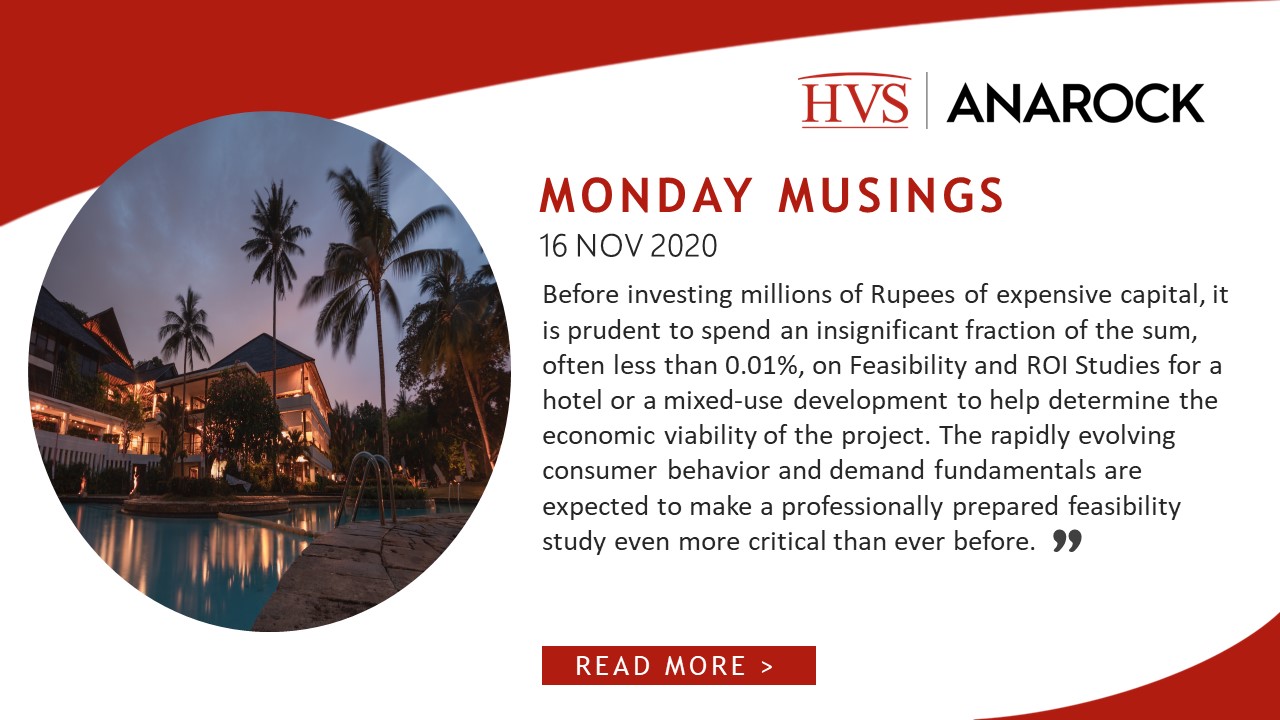 HVS Monday Musings: Hotel Feasibility Study will Become Critical in the COVID era 