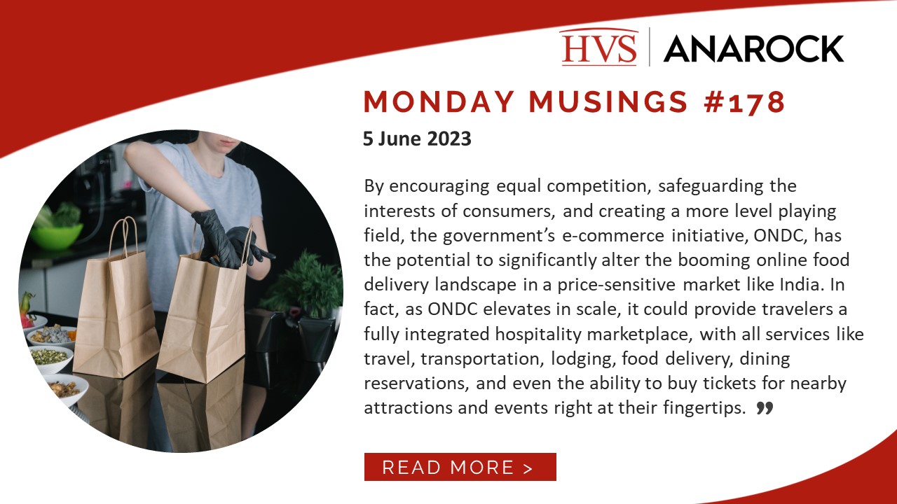HVS Monday Musings: Is ONDC the Turning Point for India’s Food Delivery Market?