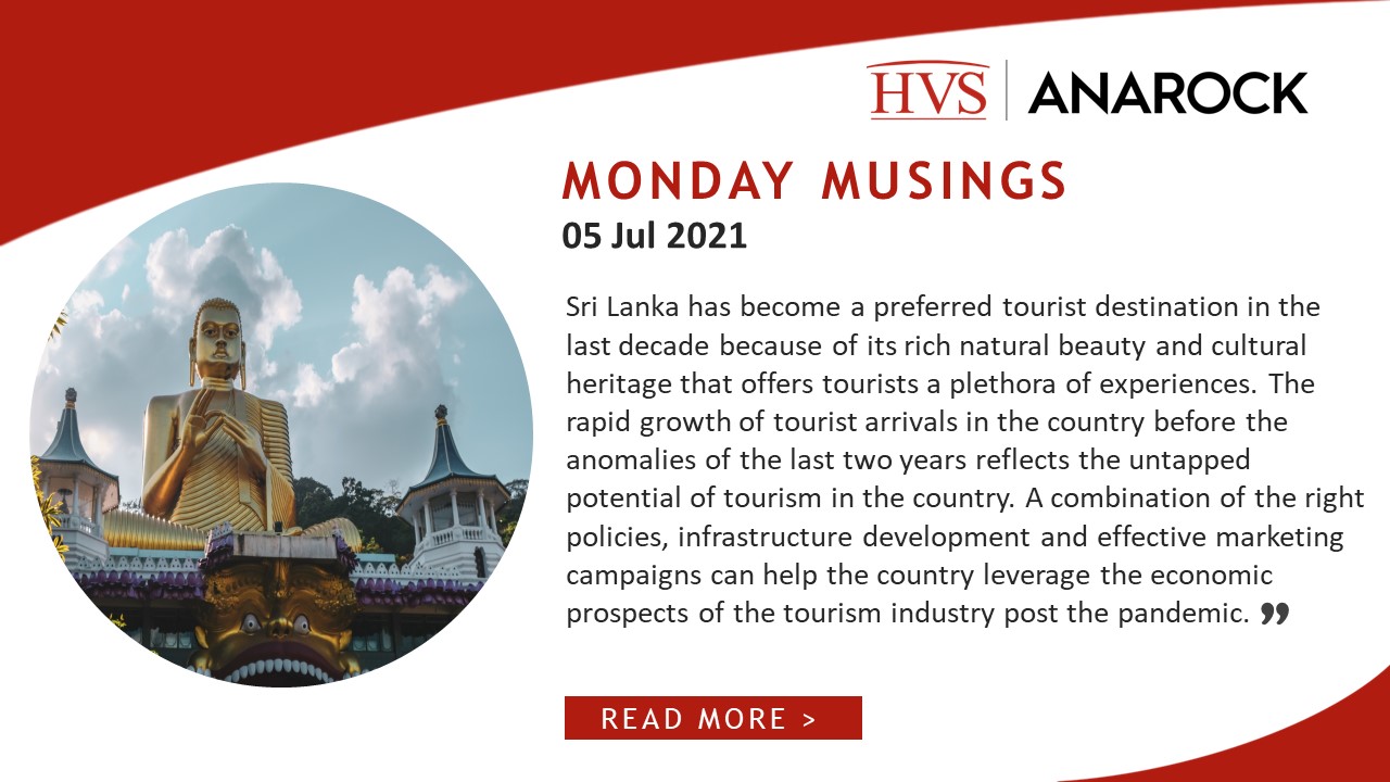 HVS Monday Musings: Sri Lanka Tourism – The Post-war Growth Story