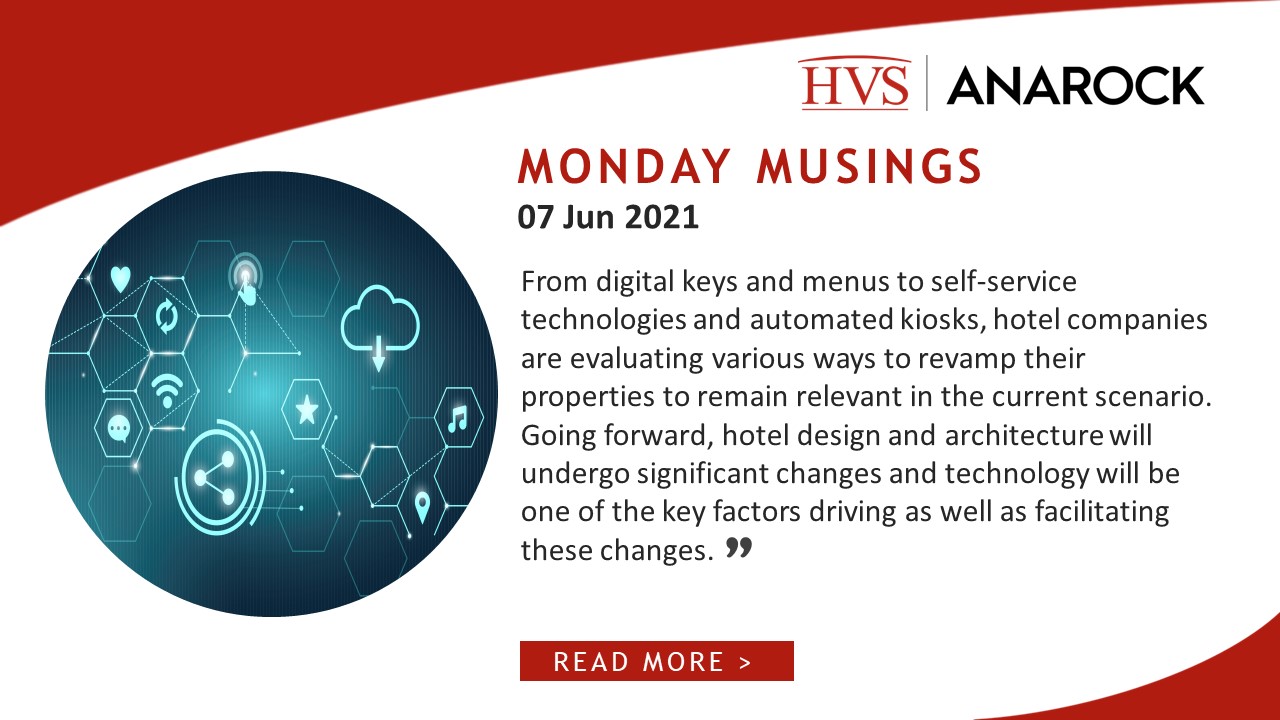 HVS Monday Musings: Hotels of the Future – Tech-driven Changes in Hotel Design in the Post-COVID Era