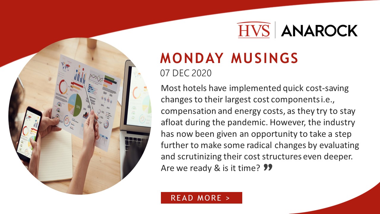 HVS Monday Musings: COVID Cost Factor (CCF) - Are we willing to change the status quo in India?