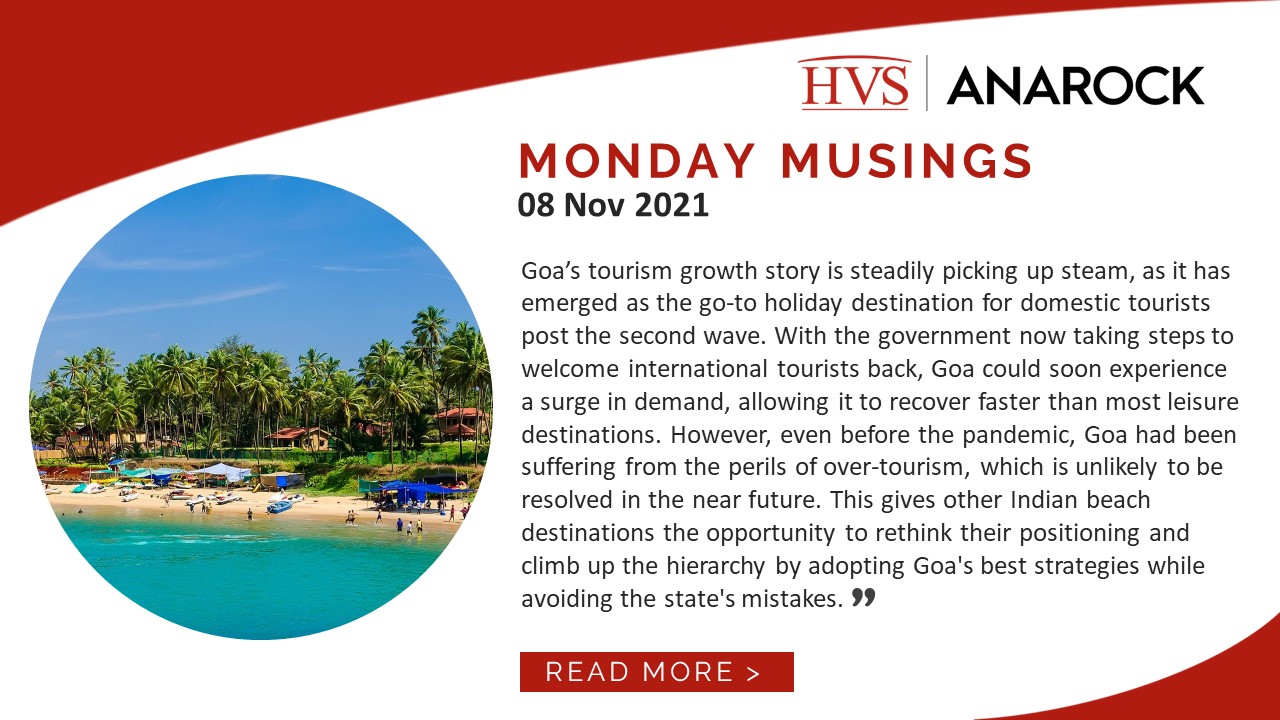 HVS Monday Musings: Time to Recreate Goa Tourism Model at Other Beach destinations? 