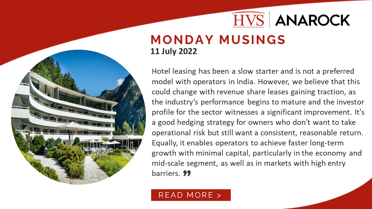 HVS Monday Musings: Can the Hotel Lease Model Gain Momentum in India?