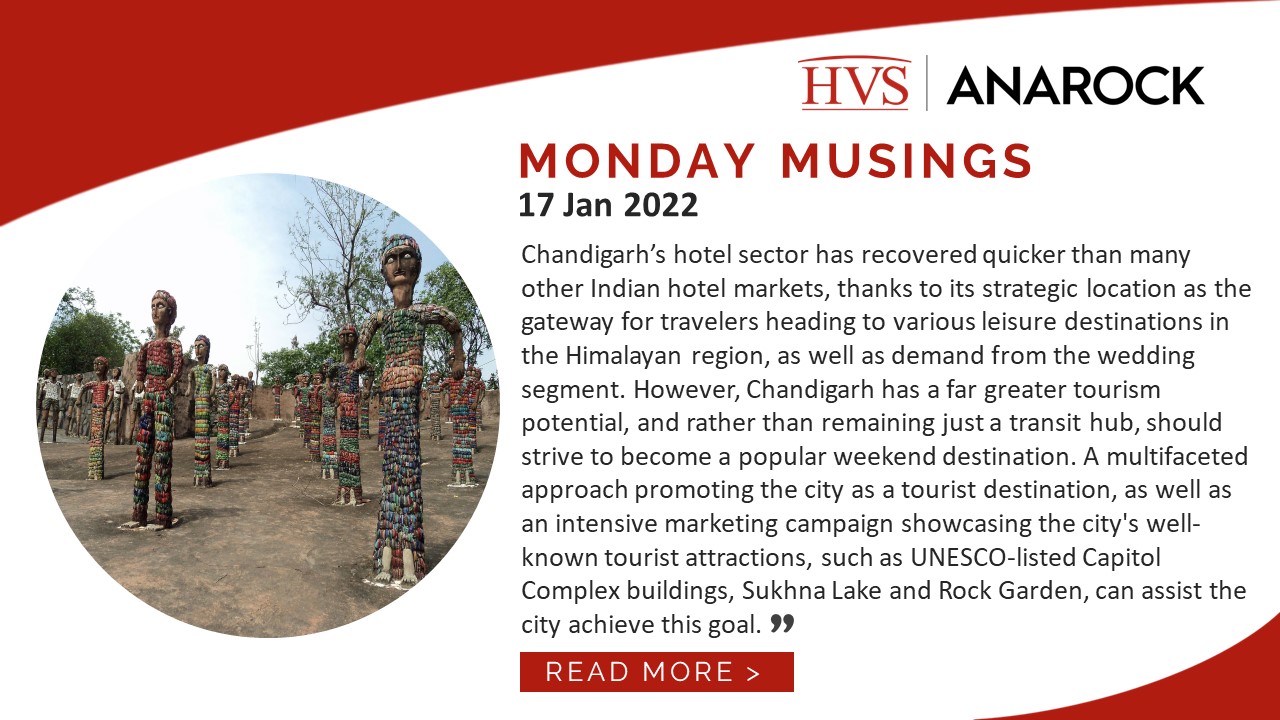 HVS Monday Musings: Chandigarh – the Emerging Hospitality Hotspot in India