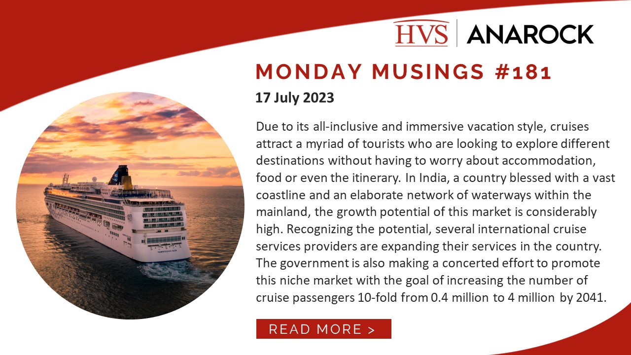 HVS Monday Musings: The Uncharted Waters of Cruise Tourism in India