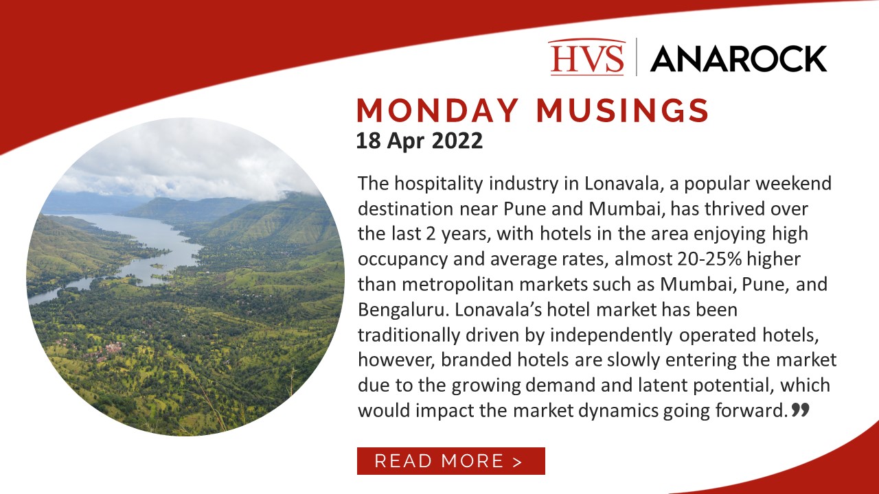 HVS Monday Musings: Lonavala: a Thriving Leisure Destination in Maharashtra