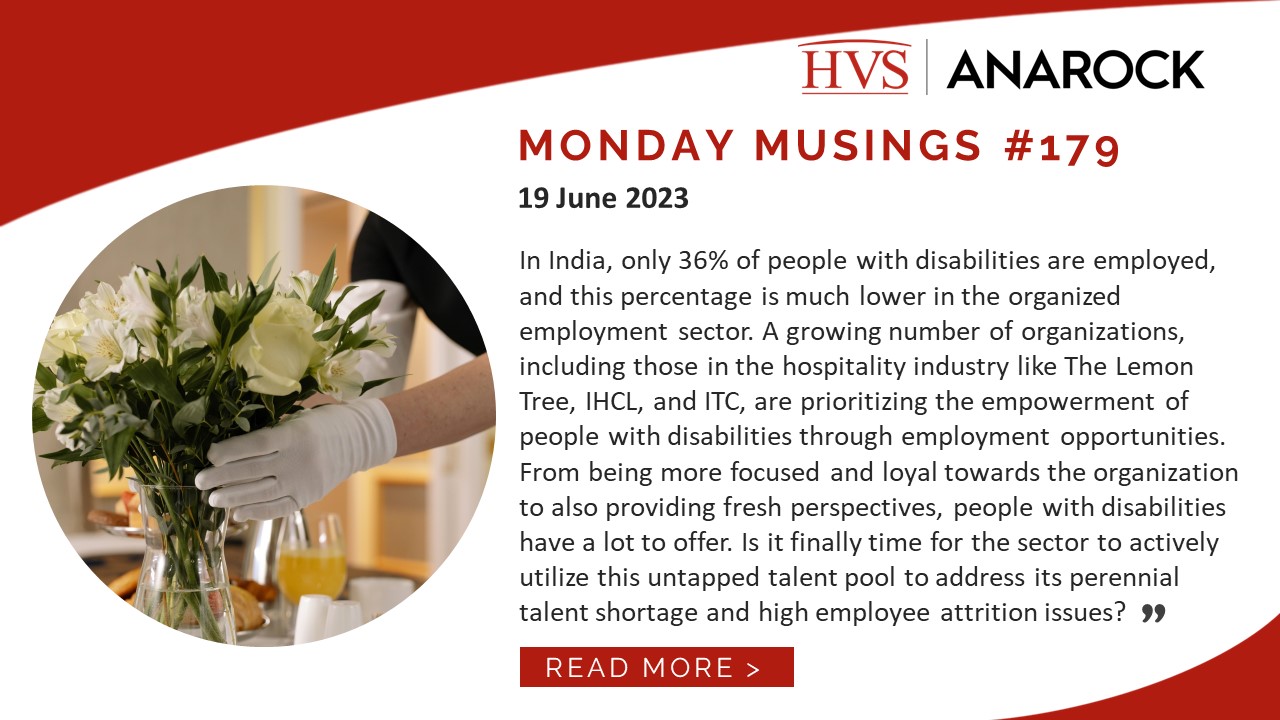 HVS Monday Musings: Enabling the Differently Abled in the Hospitality Sector