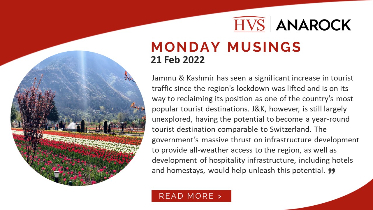HVS Monday Musings: Tourism Revival in Kashmir, the Paradise on Earth