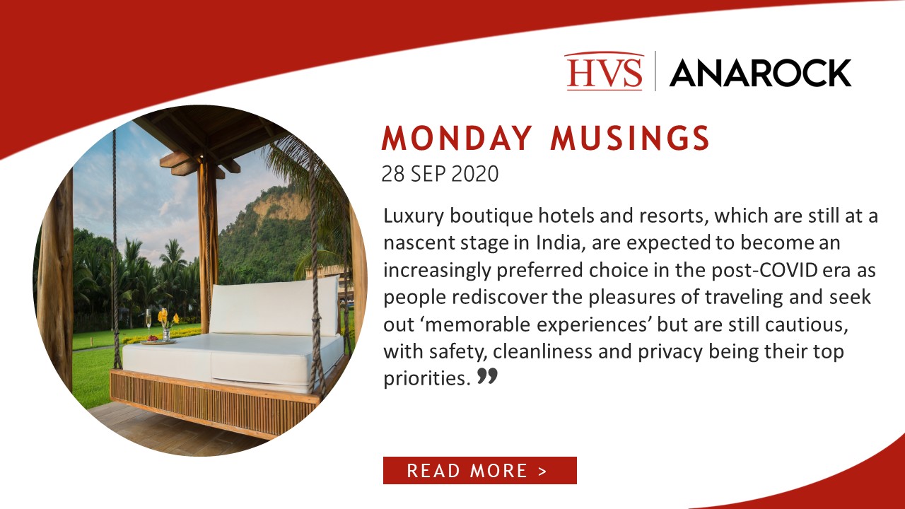 HVS Monday Musings: Luxury Boutique Hotels – a growing concept in India