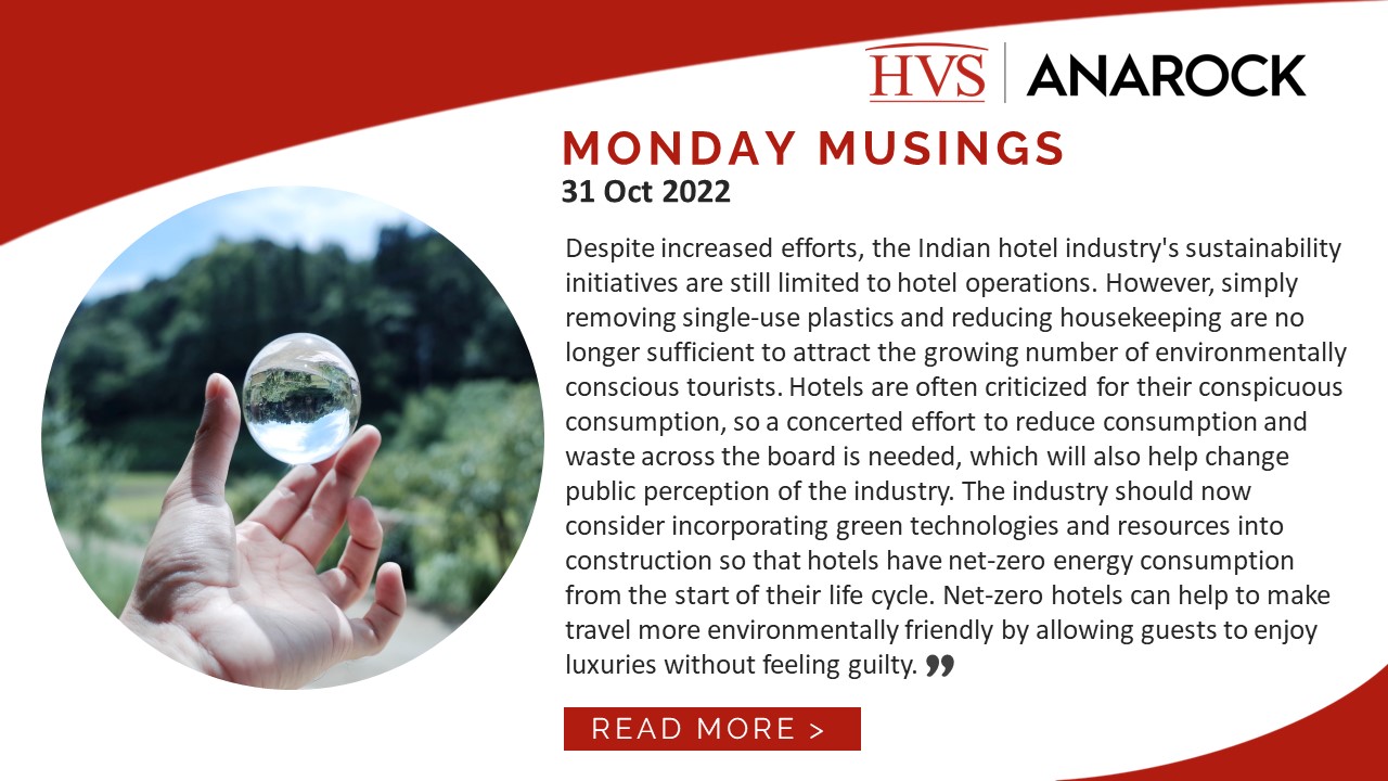HVS Monday Musings: The Road to Net-zero in the Indian Hotel Industry