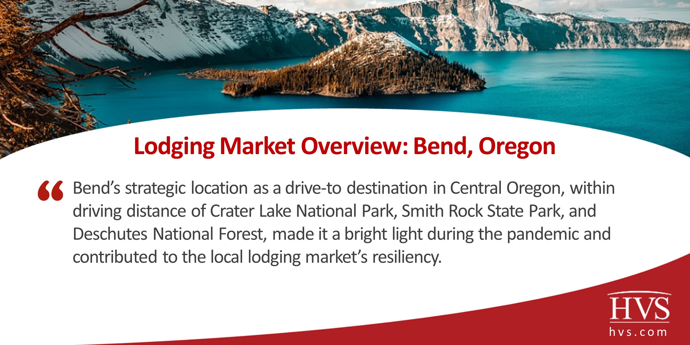 Lodging Market Overview: Bend, Oregon