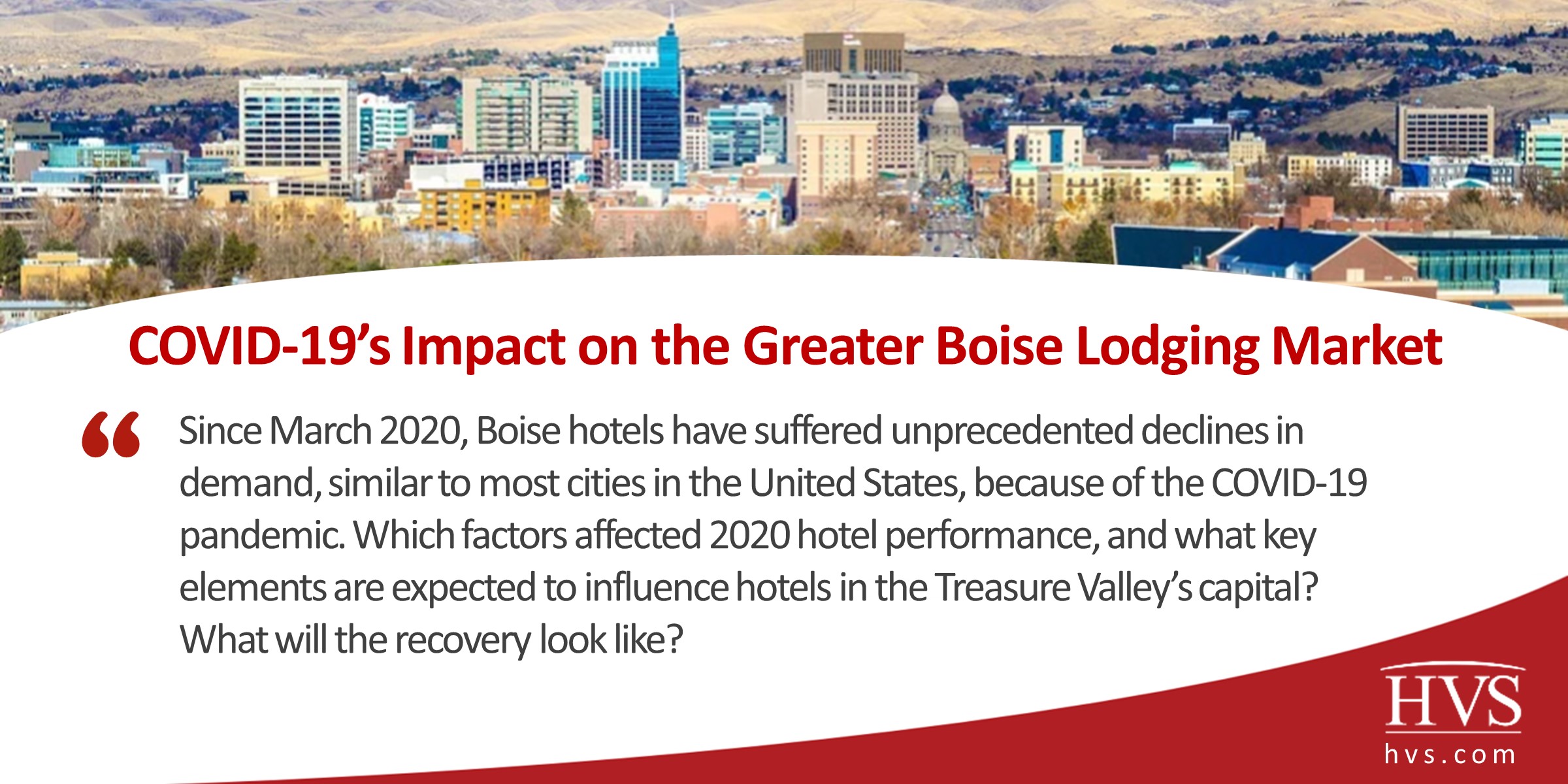 COVID-19’s Impact on the Greater Boise Lodging Market
