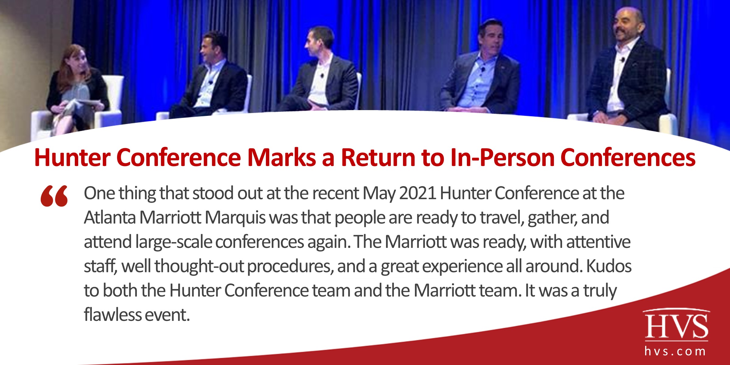 Hunter Conference Marks a Return to In-Person Conferences