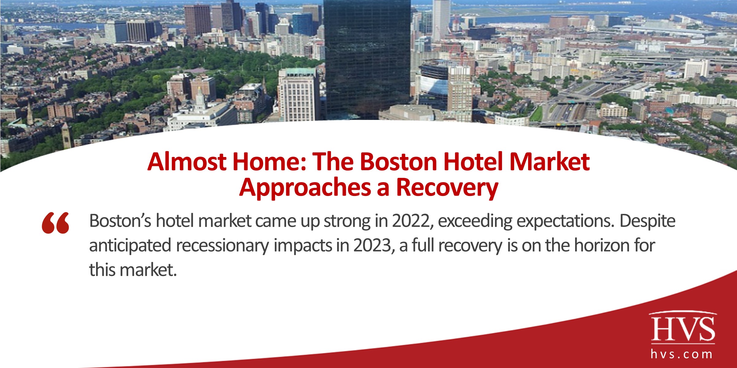 Almost Home: The Boston Hotel Market Approaches a Recovery
