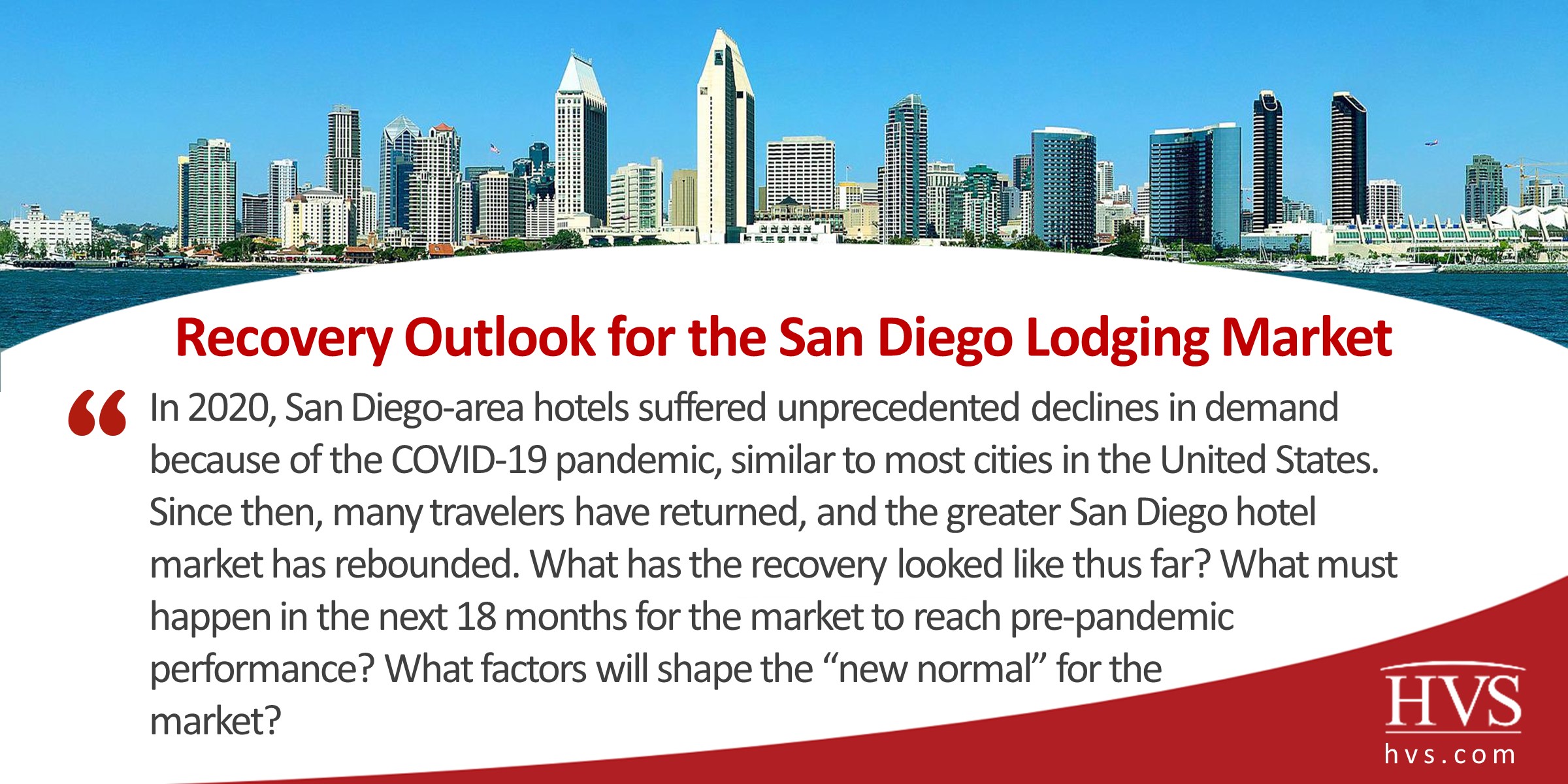 Recovery Outlook for the San Diego Lodging Market