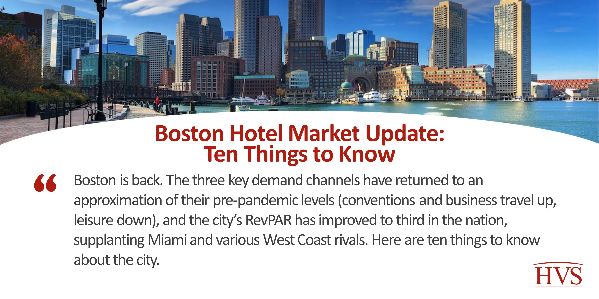 Boston Hotel Market Update: Ten Things to Know