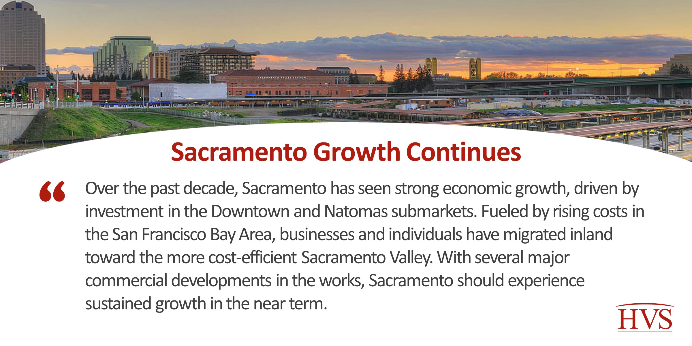 Sacramento Growth Continues
