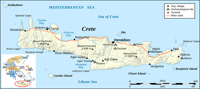 Souda Bay Greece Map Hvs | In Focus: Chania City, Greece