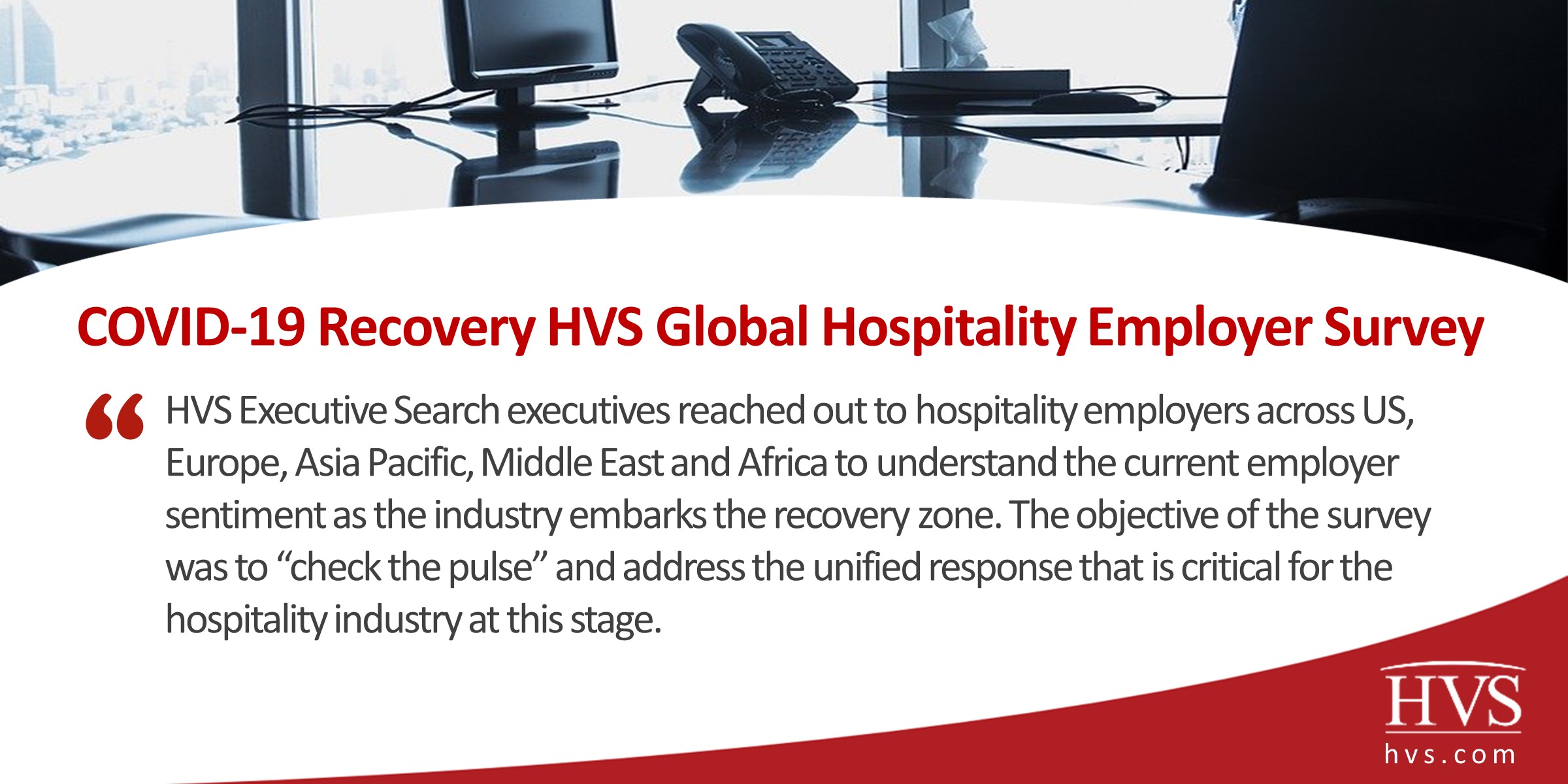 COVID-19 Recovery HVS Global Hospitality Employer Survey