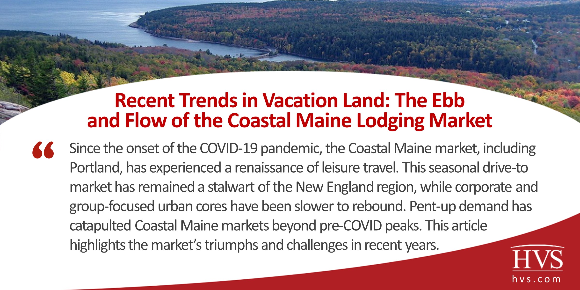 HVS Recent Trends in Vacationland The Ebb and Flow of the Coastal